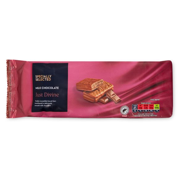 Specially Selected Milk Chocolate Just Divine Biscuits 200g